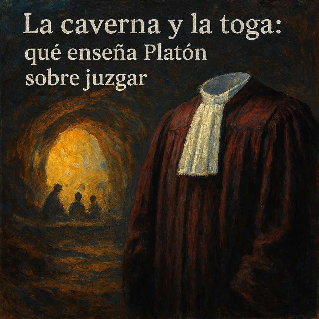 La caverna y la toga: qué enseña Platón sobre juzgar