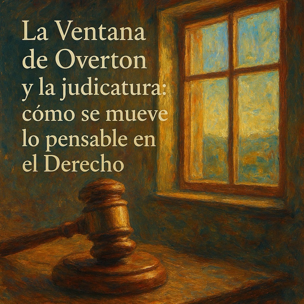La Ventana de Overton y la judicatura: cómo se mueve lo pensable en el&nbsp;Derecho