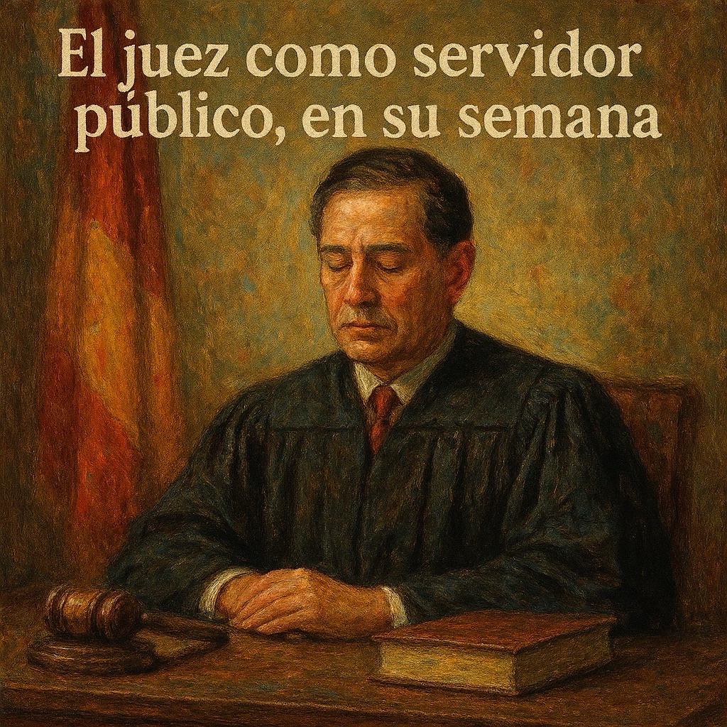 El juez como servidor público, en su&nbsp;semana