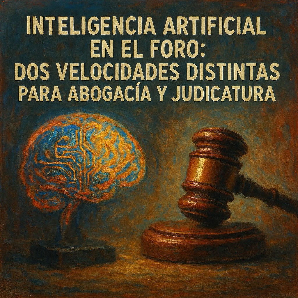 Inteligencia Artificial en el foro: dos velocidades distintas para abogacía y judicatura