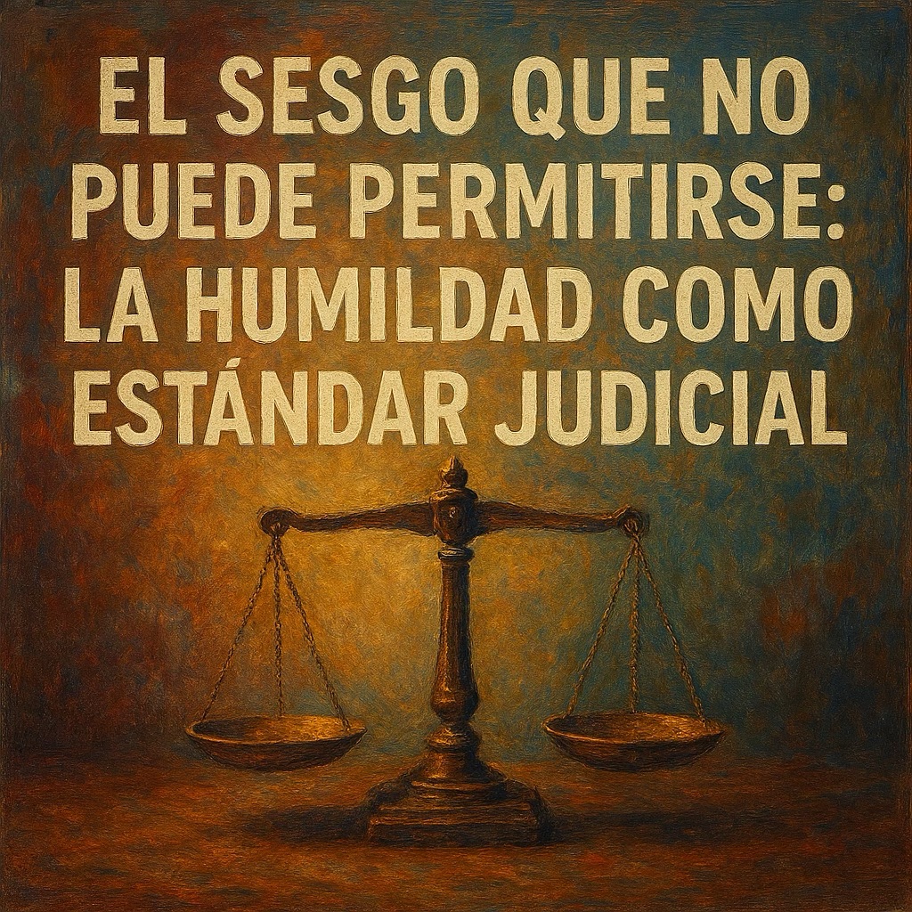 El sesgo que no puede permitirse: la humildad como estándar judicial