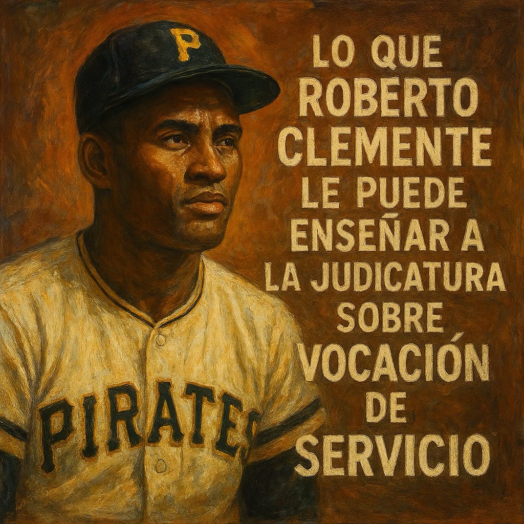 Lo que Roberto Clemente le puede enseñar a la judicatura sobre vocación de servicio